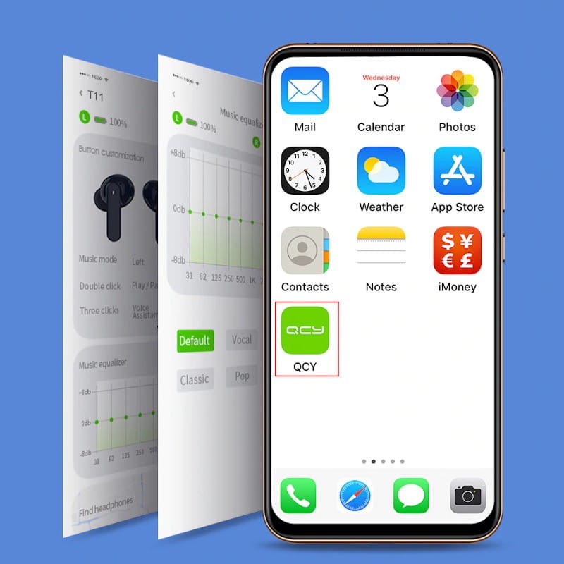 QCY T11 TWS Dual Driver Noir - Écouteurs Bluetooth - Ítem5