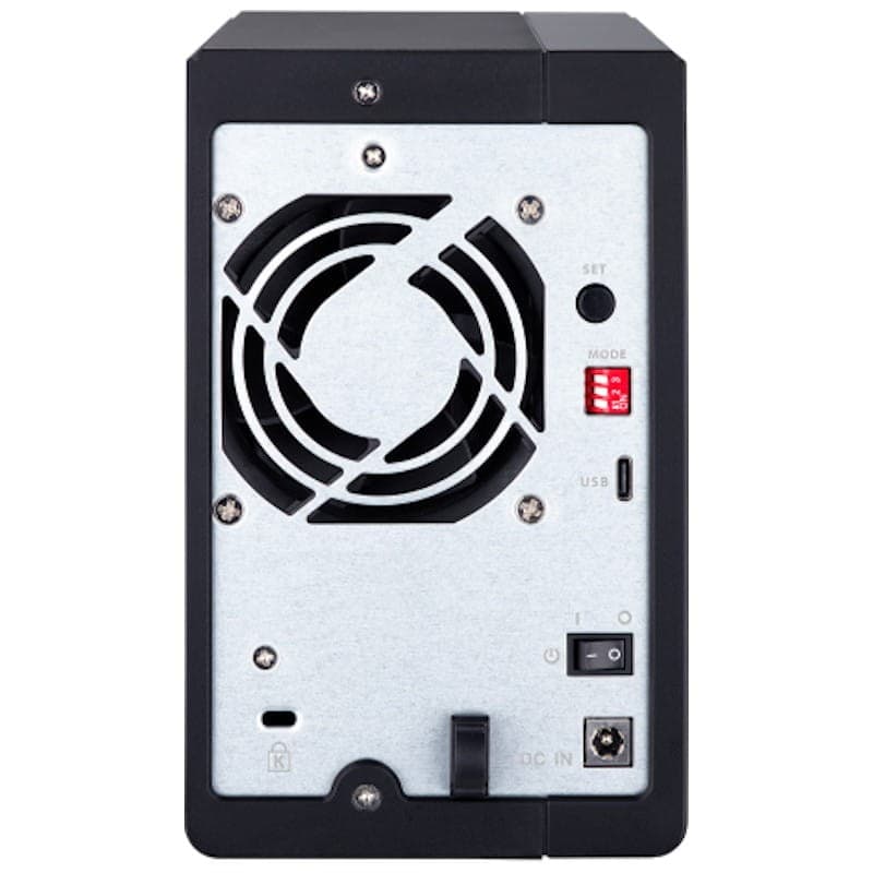 QNAP TR-002 Caixa de espansâo RAID - Traseira