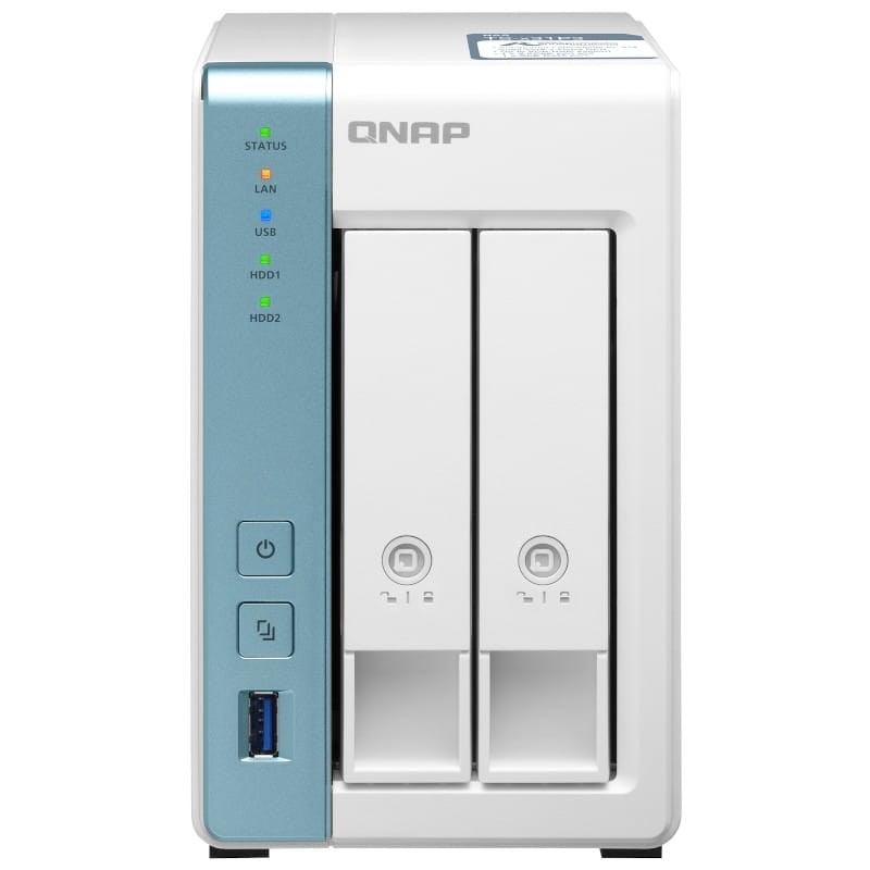 QNAP TS-231P3 4 GB RAM Servidor NAS Blanco