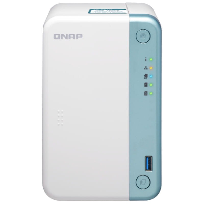 QNAP TS-251D Servidor NAS Intel Celeron J4005 2 GB RAM Blanco