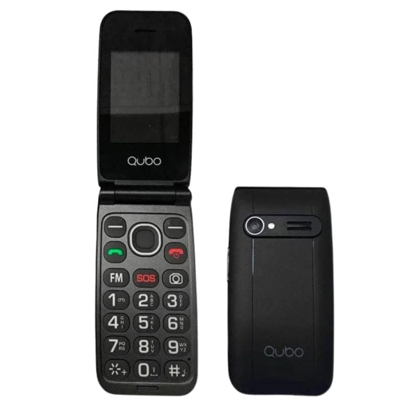 Qubo NEONW-SOS 32MB/32MB Negro - Teléfono Móvil - Ítem