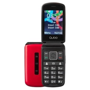 Qubo P210NW 32MB/32MB Rojo - Teléfono Móvil
