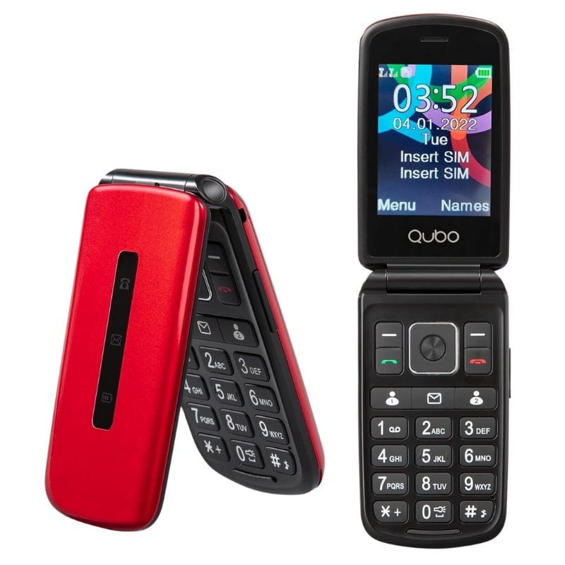 Qubo P210NW 32MB/32MB Rojo - Teléfono Móvil - Ítem1