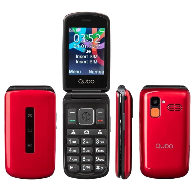 Qubo P210NW 32MB/32MB Rojo - Teléfono Móvil - Ítem3