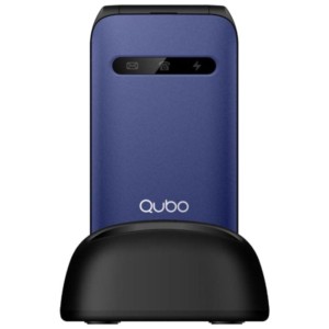 QUBO B-209 32MB/32MB Azul - Telefone para terceira idade