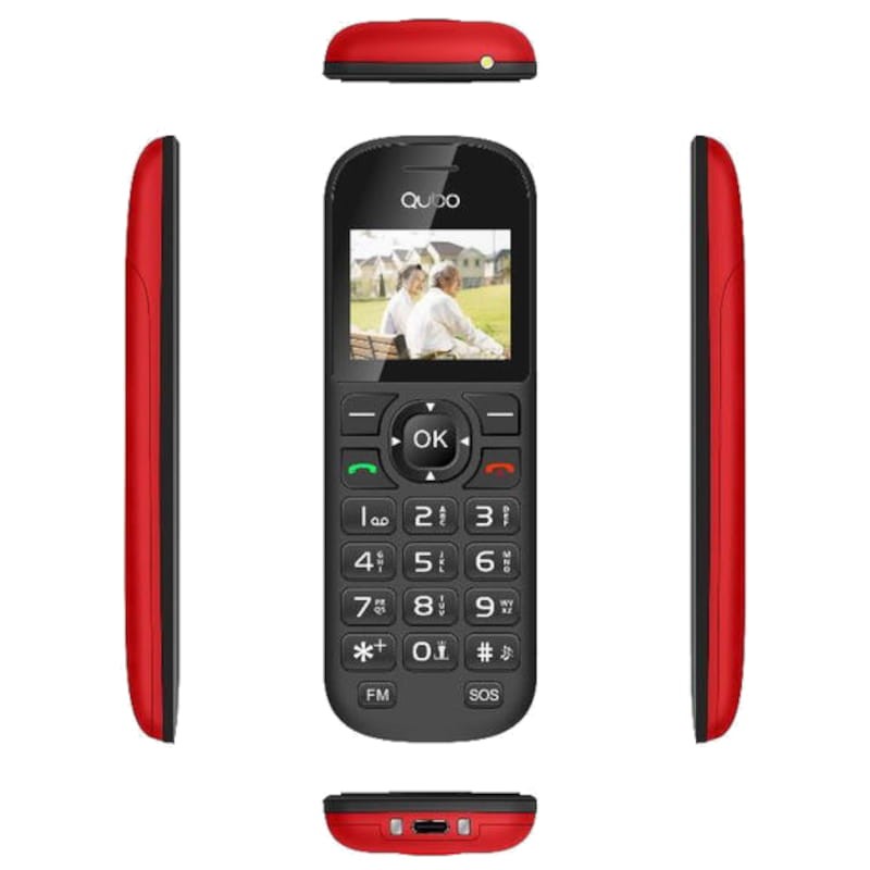 Qubo D-1803 32MB/32MB Vermelho - Telemóvel - Item3