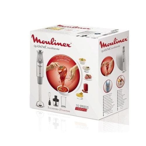 Moulinex Quickchef 1000 W 0,8 L Cinzento, Aço inoxidável - Varinha mágica - Item1
