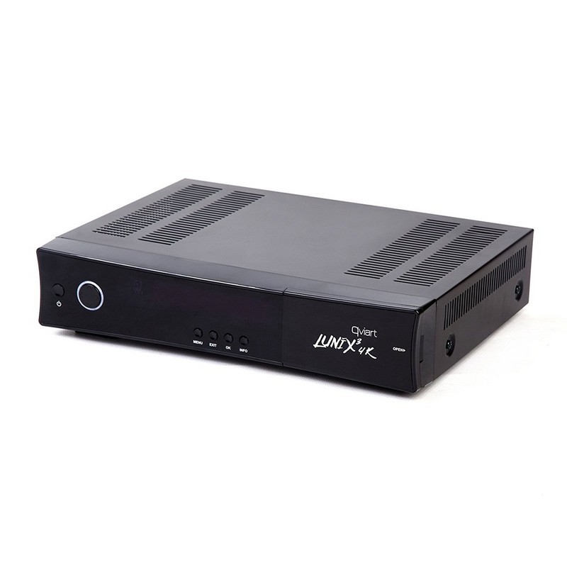 QVIART LUNIX3 4K - Receptor Satélite - SIstema operativo linux, iptv, hbbtv, resolución 4k