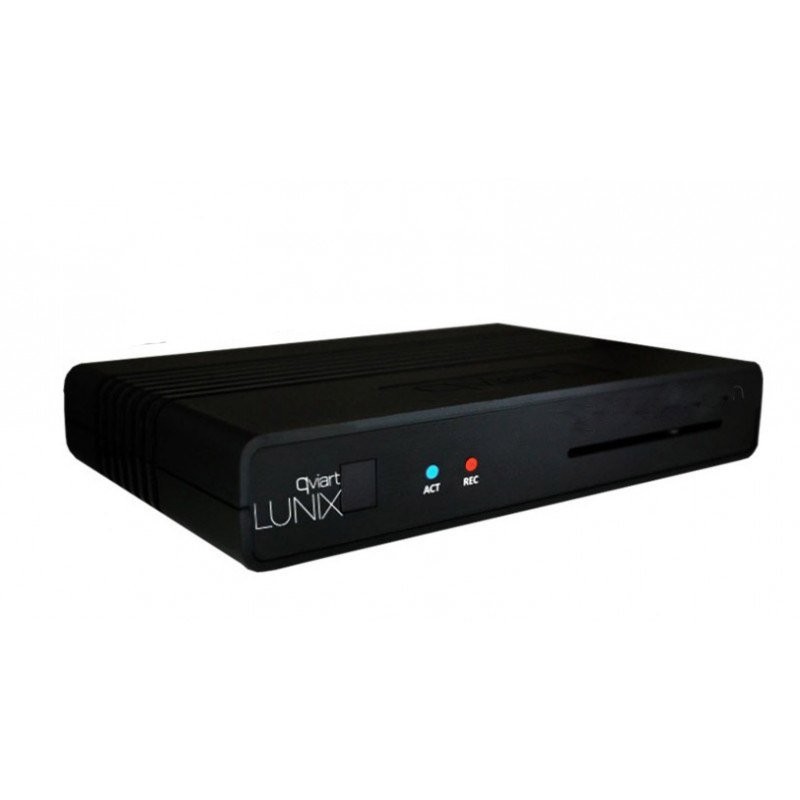 QVIART LUNIX - Receptor Satélite - Sistema operativo linux, IPTV, E2, reproducción local, 1080p