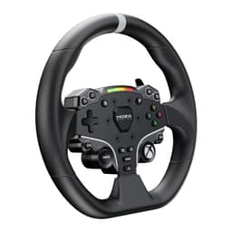 Moza Racing R3 Preto: volante para PC e Xbox com aro emborrachado, LEDs de status, botões mapeáveis, D-pad e acabamento esportivo premium