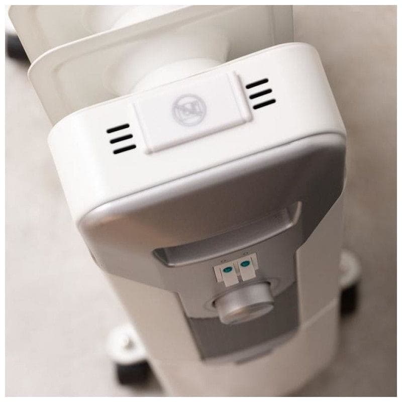 Vue en plongée du Chauffage Électrique à Huile Cecotec ReadyWarm 11000 Space 2500 W Blanc