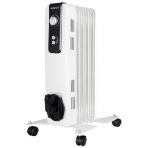 Radiador de aceite eléctrico Orbegozo RH 1000 1000W Blanco