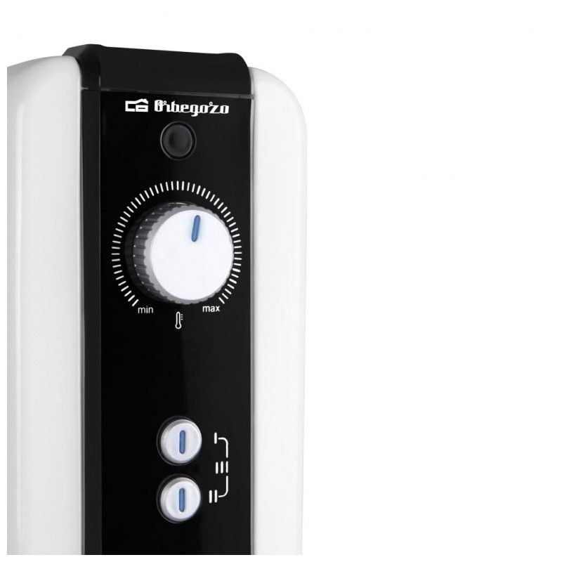 Radiador de aceite eléctrico Orbegozo RH 1000 1000W Blanco - Ítem3