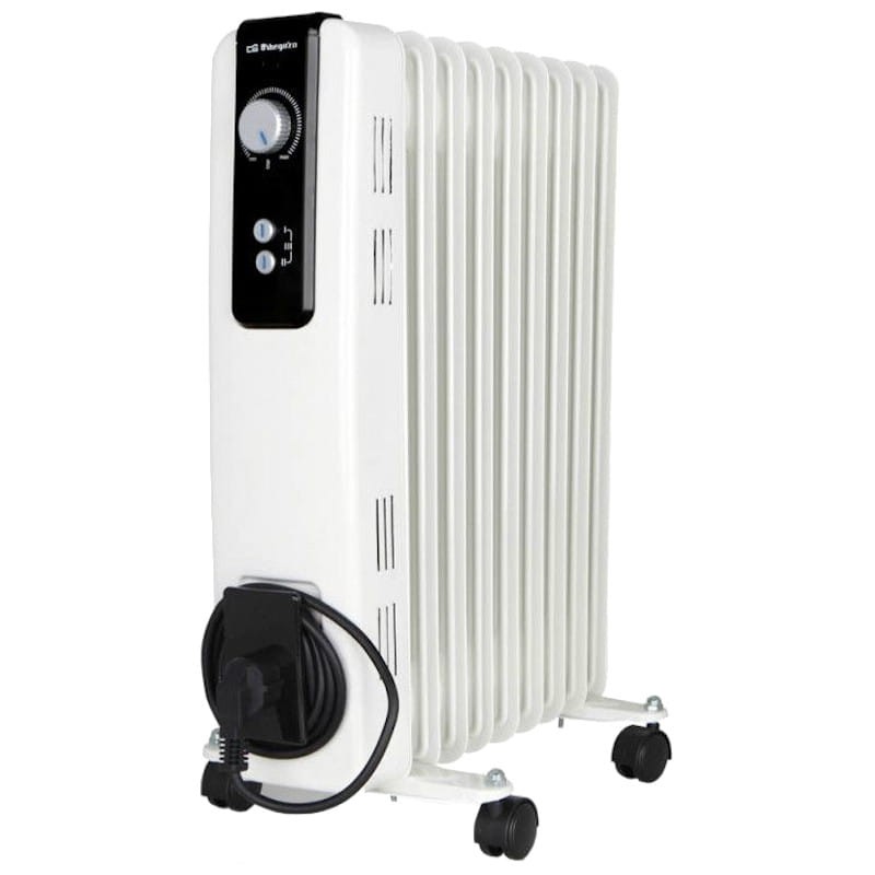 Radiador de aceite eléctrico Orbegozo RH 2000 2000W Blanco - Clase B Reacondicionado - Ítem