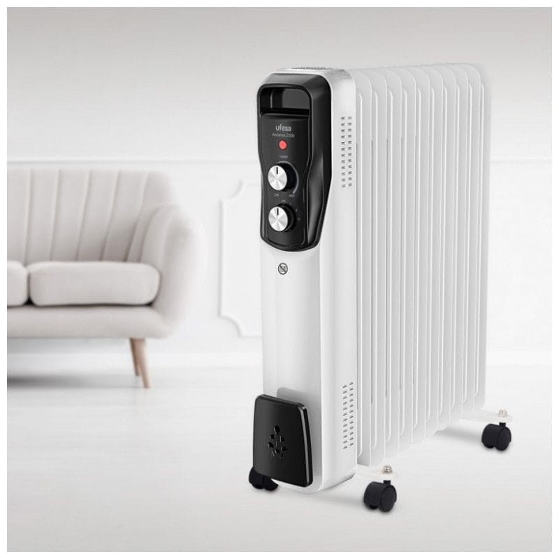 Radiador de Aceite Eléctrico Ufesa Antares 83505509 2500 W Blanco - Ítem1