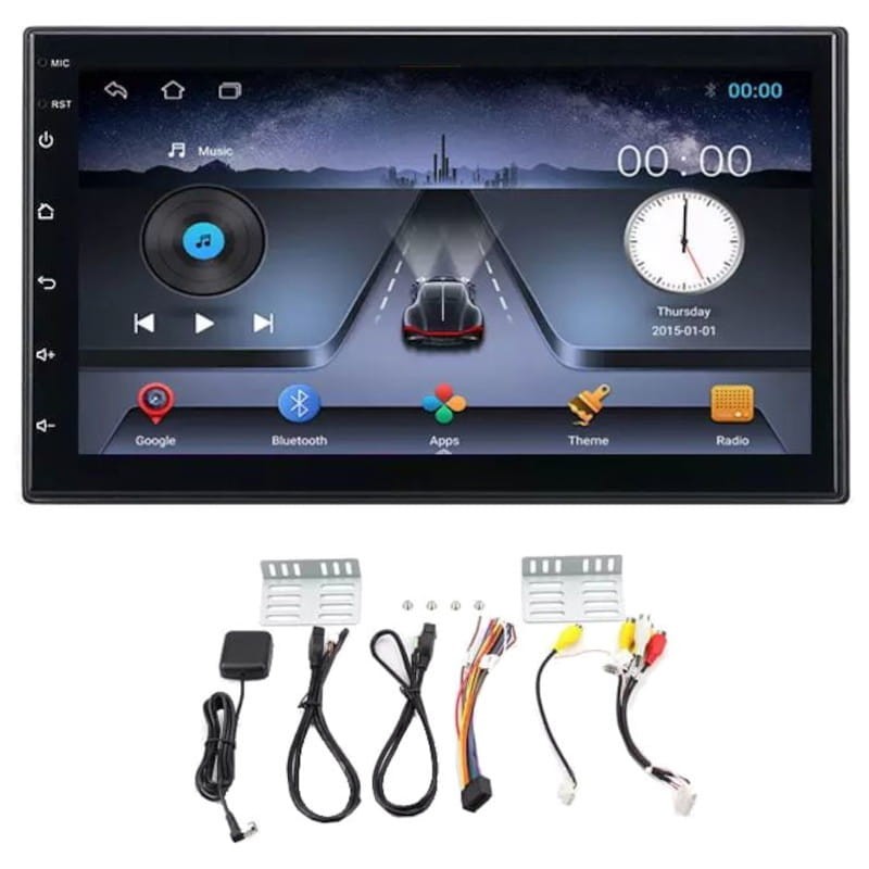 Autorradio 2 DIN TS7-9 1GB/16GB Carplay Mirrorlink Android Negro - Ítem3