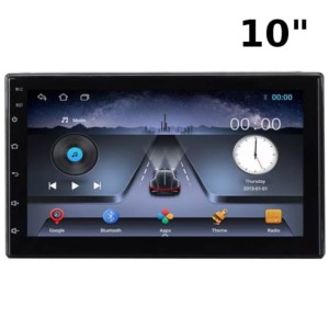 Auto-rádio 2 DIN TS7-10 1GB/16GB Carplay Mirrorlink Android Preto