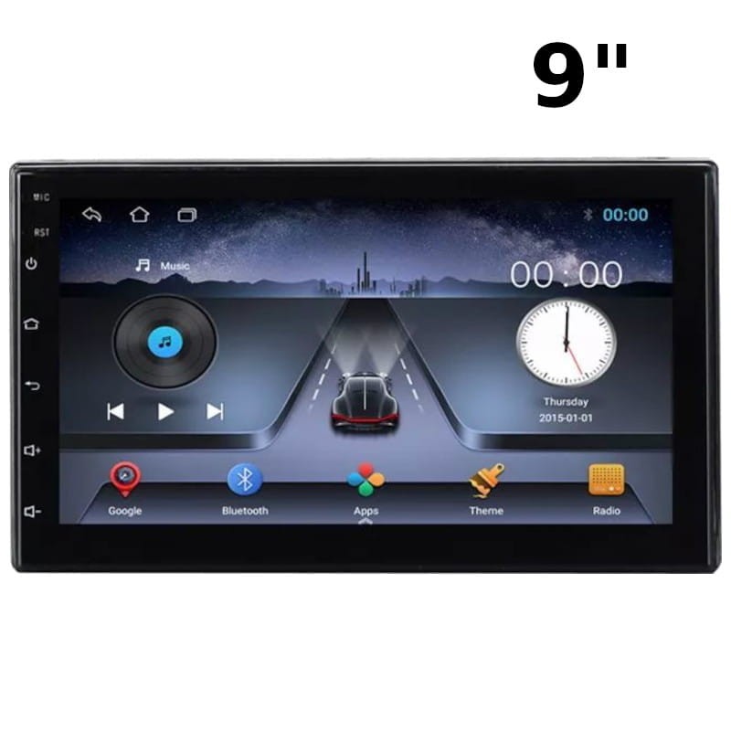 Auto-rádio 2 DIN TS7-9 2GB/32GB Carplay Mirrorlink Android Preto - Item