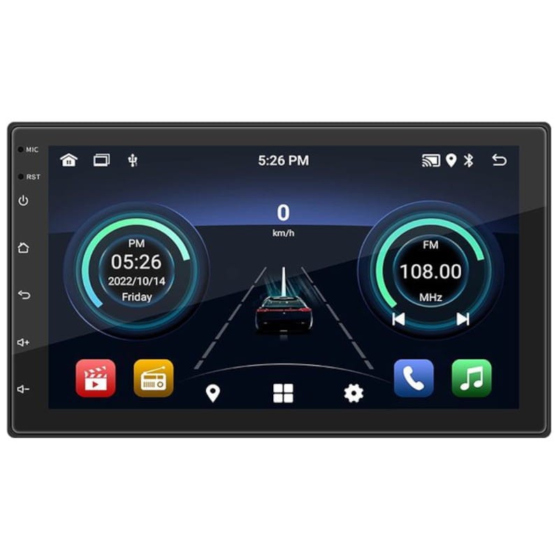 Autorradio 2 DIN S-072C 2GB/32GB 7 USB Carplay Android - Ítem