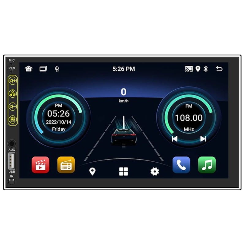 Autorradio 2 DIN S-07C 2GB/32GB 7 USB Carplay Android - Desprecintado - Ítem