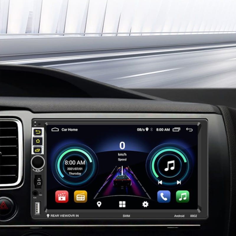 Auto rádio 2 DIN SWM S-8802C 2GB/32GB GPS MirrorLink WiFi Preto - Item4