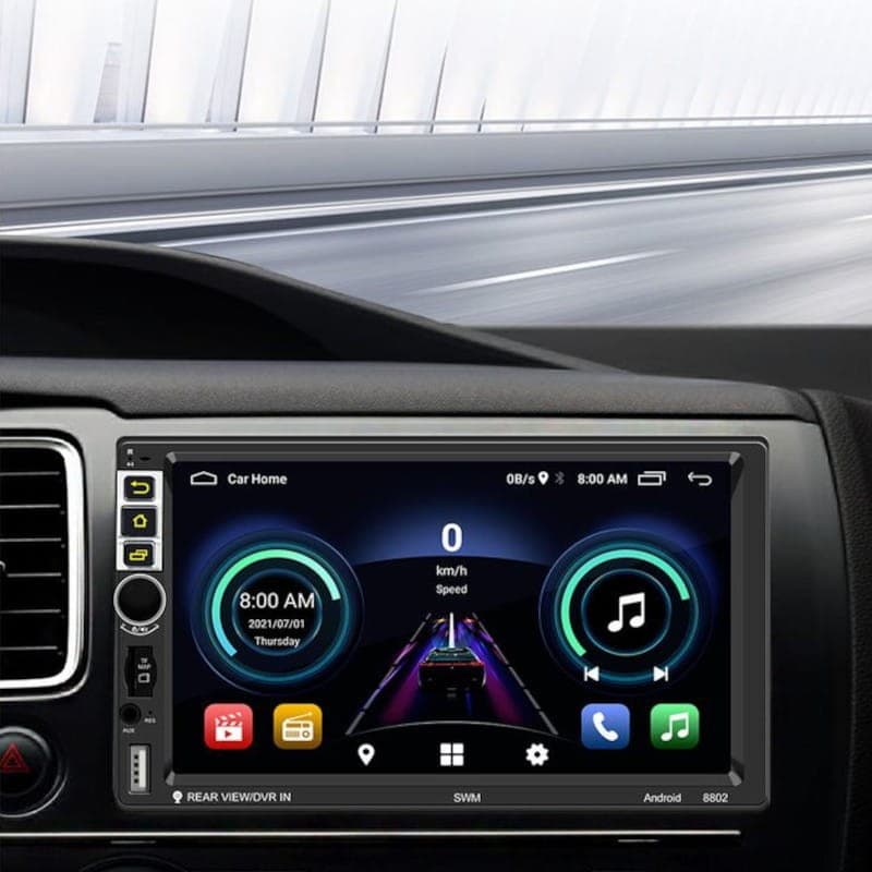 Autoradio 2 DIN S-8802C 2Go/64Go GPS MirrorLink WiFi Noir - Résolution