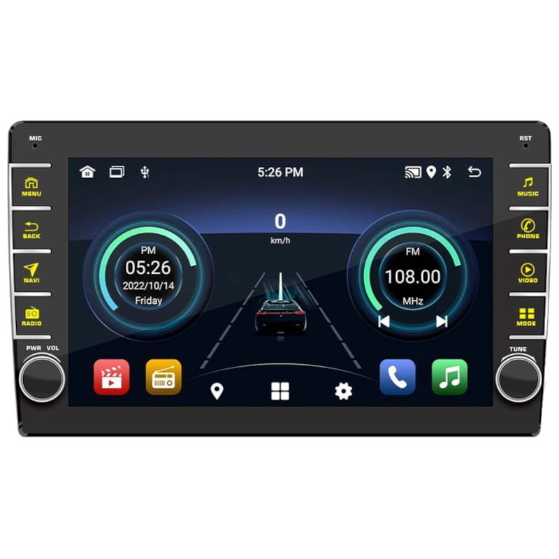 Auto-rádio 2 DIN SWM S-9089 1GB/16GB GPS Android 10.1 9 polegadas HD - Item
