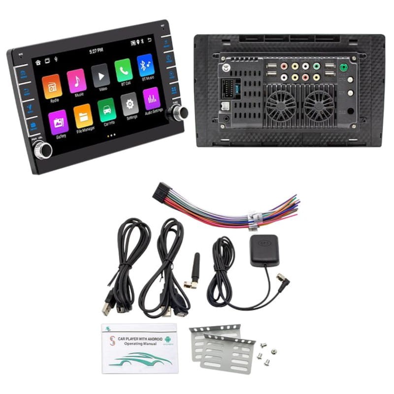 Auto-rádio 2 DIN SWM S-9089 1GB/16GB GPS Android 10.1 9 polegadas HD - Item5
