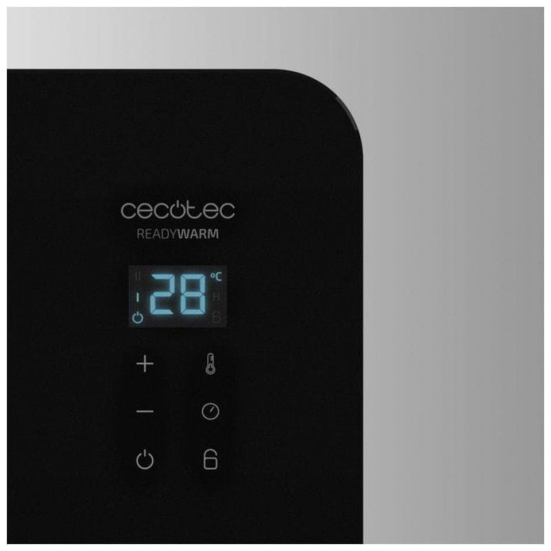 Radiador Eléctrico Cecotec Ready Warm 6720 Crystal Connection 1500 W Negro - Ítem2