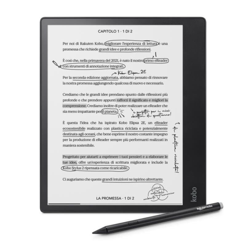 Rakuten Kobo Elipsa 2E 32GB Wifi Negro - Lector de ebooks - Ítem