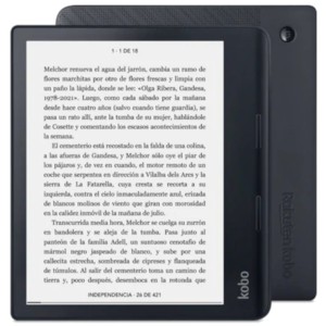 Kobo Sage eReader 32GB com Luz frontal Regulável Wifi Preto