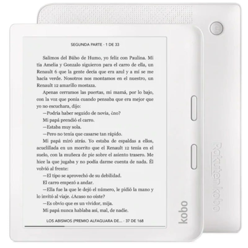 Kobo Libra 2 eReader 32GB com Luz frontal Regulável Wifi Branco - Item
