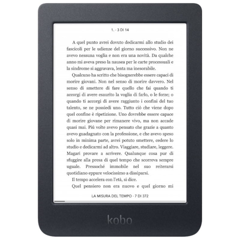 Kobo Nia eReader 8 GB com Luz frontal Regulável Wifi Preto - Item