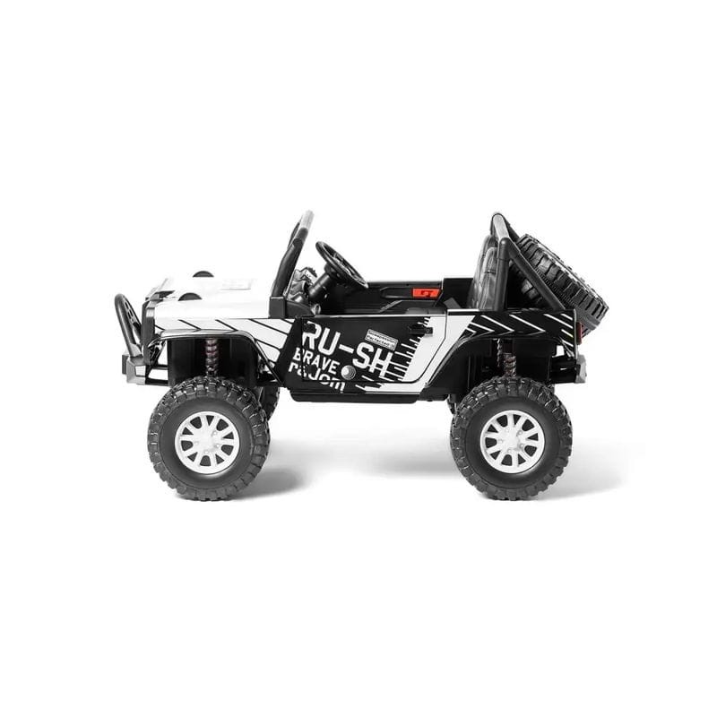 Rally 2 Plazas 24V Blanco - Coche eléctrico para niños - Ítem3