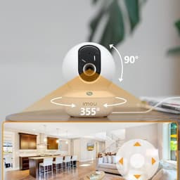 Imou Ranger RC 5MP 3K WiFi Night Vision - Caméra de sécurité Angles tournants