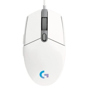 Rato Gaming Logitech G102 Lightsync Branco - 8000DPI