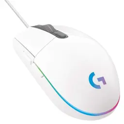 Ratón Gaming Logitech G102 Lightsync Blanco - Frontal
