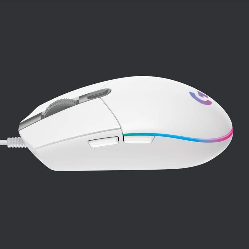 Souris Gaming Logitech G102 Lightsync Blanc - 8000DPI - Ítem3