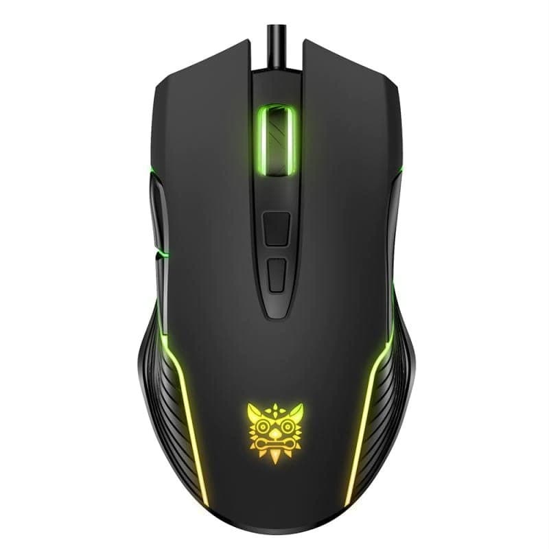 Rato Gaming Onikuma CW905 Preto 6400 DPI - Luz LED