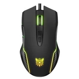 Rato Gaming Onikuma CW905 Preto 6400 DPI - Luz LED