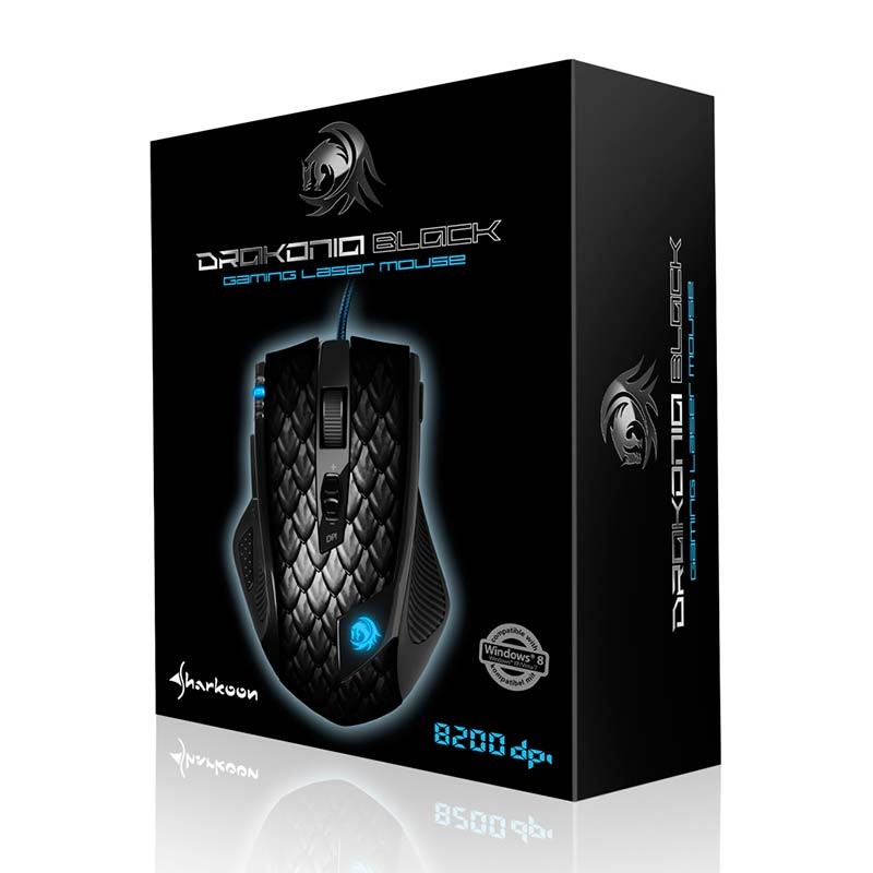 Ratón Gaming Sharkoon Drakonia Black 8200 DPI - Ítem5