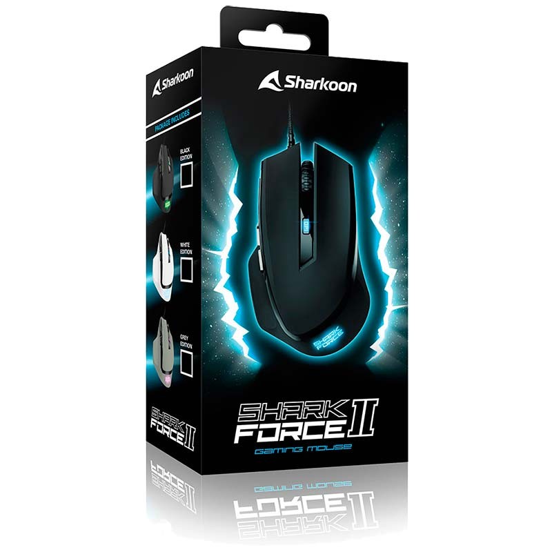 Ratón Gaming Sharkoon SHARK Force II 4200 DPI Blanco - Ítem3