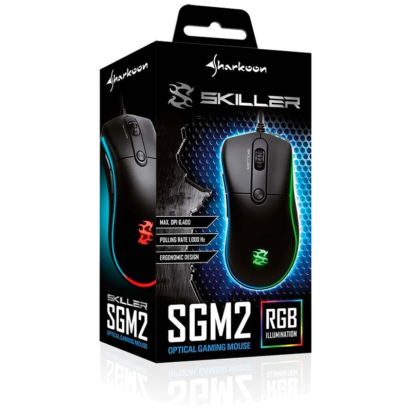 Rato Gaming Sharkoon SKILLER SGM2 RGB 6400 DPI - Item5