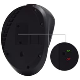 Rato Sem fio EWENT EW3158 Ergonómico -1600DPI - Baixo