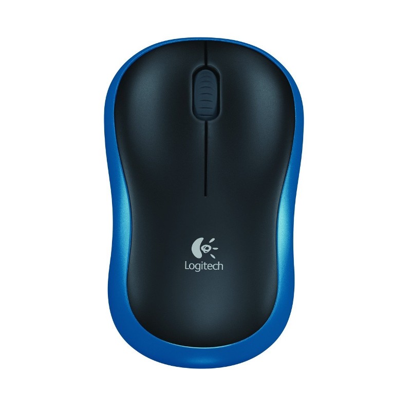 Logitech M185 Blue Wireless Mouse - 1000 DPI
