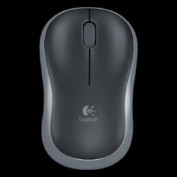 Wireless Mouse Logitech M185 Preto - 1000 DPI