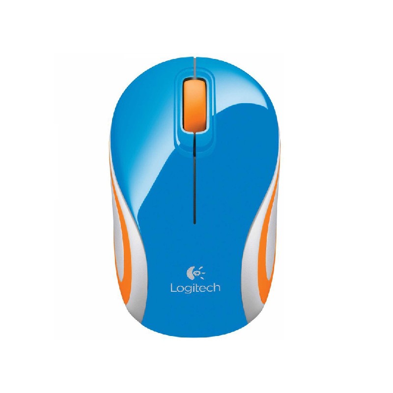 Ratón Inalámbrico Mini Logitech M187 Azul - Ítem