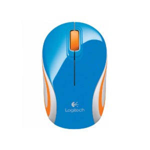 Ratón Inalámbrico Mini Logitech M187 Azul