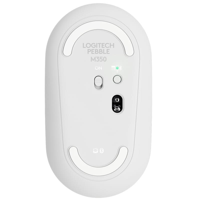 Rato Sem Fio Logitech Pebble M350 Bluetooth Branco - 1000 DPI - Item5