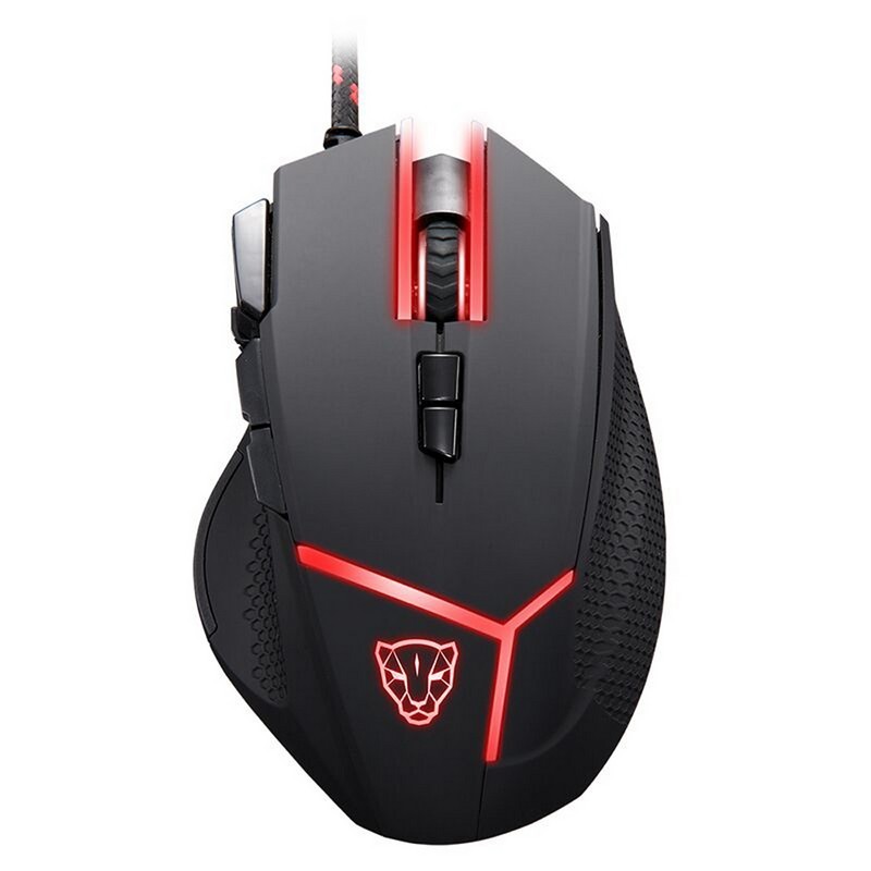 Rato Gaming Motospeed V18 - 4000 DPI, 7 botões programáveis, design ergonómico, motospeed, luz LED RGB configurável